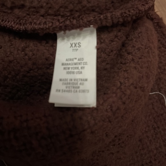 AERIE Cloud Sherpa Teddy  Oversized Snap Pullover Sweater SHIPS SAME DAY - Picture 3 of 7